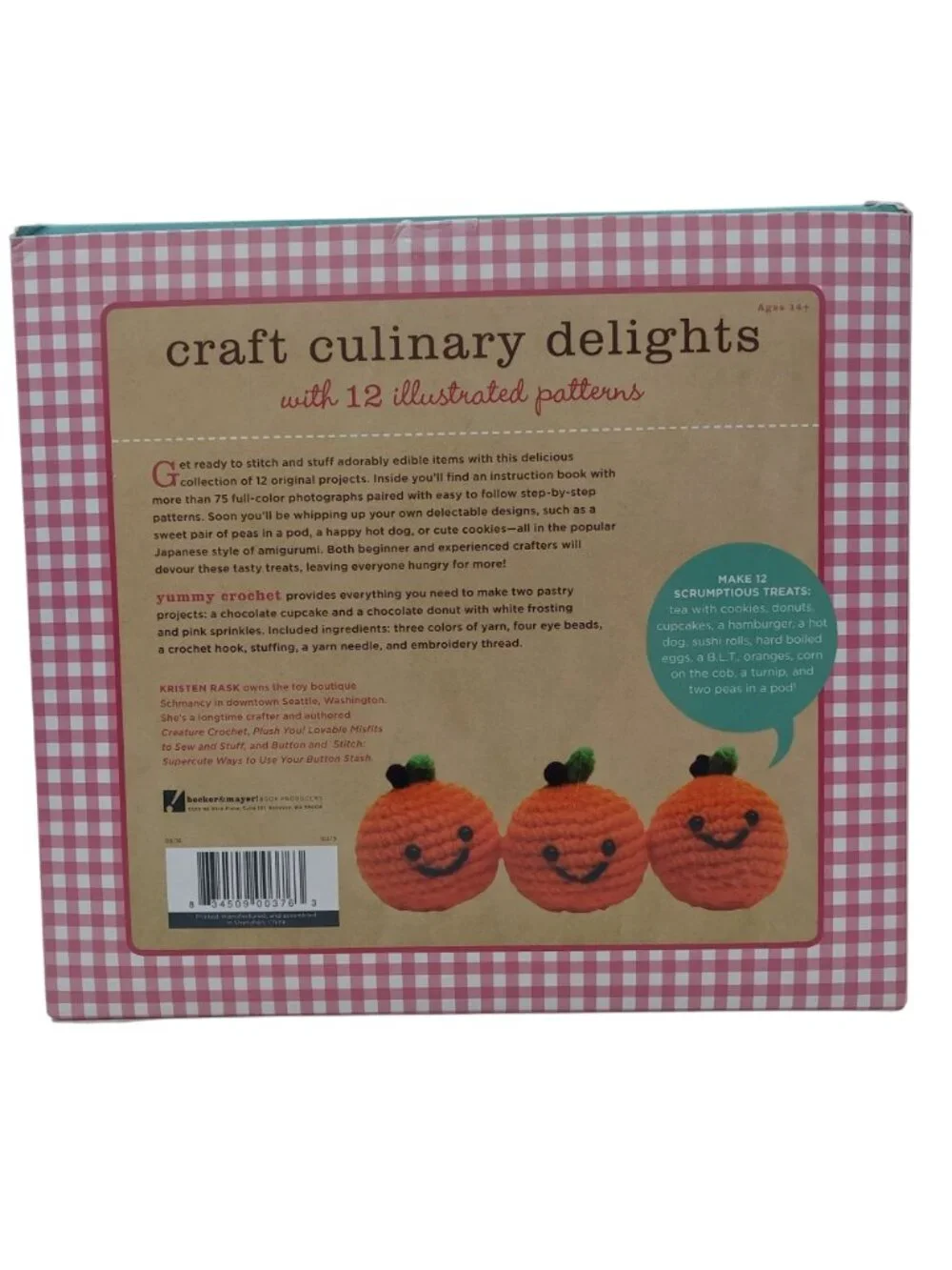 Yummy Crochet Craft Kit Ages 14+ 12 Fun Patterns Supplies For 2 Projects K Rask